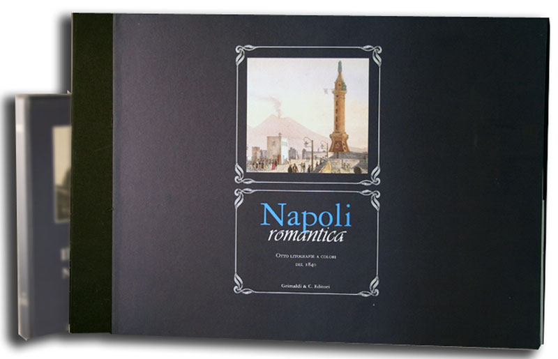 Napoli romantica in otto litografie a colori dell800 ex architettura librerie firenze antichi 