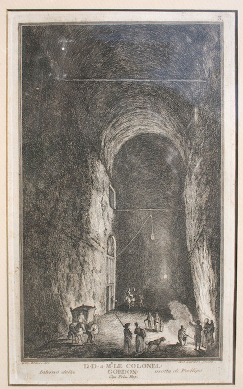 Interno della Grotta di Posillipo antichi romeo antiquaria porta traduzione 