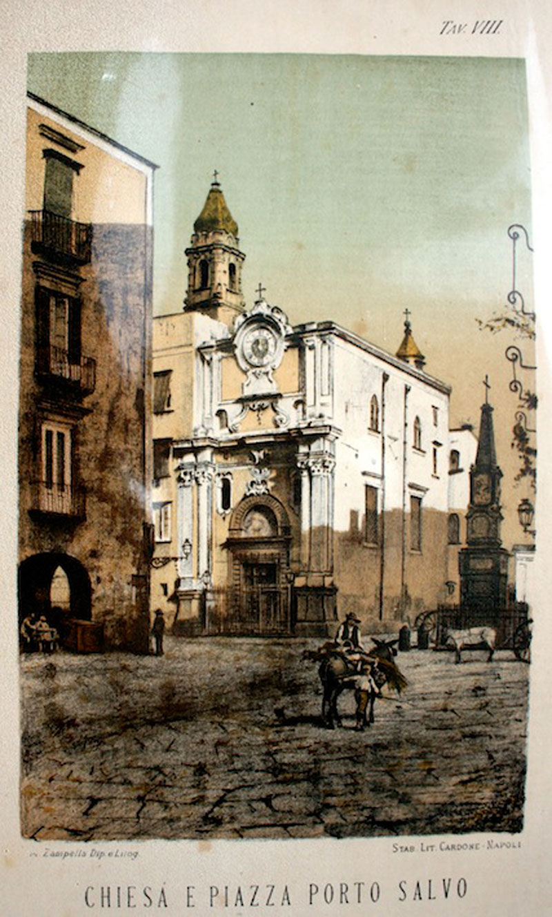 Chiesa e Piazza Porto Salvo e atlantis antichi antiquaria libreria 
